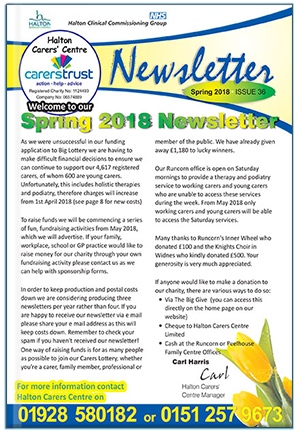 issue-36-halton-carers-centre-newsletter-spring-2018-cover