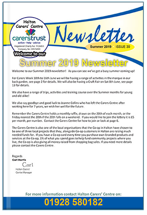 issue-39-halton-carers-centre-newsletter-summer-2019-cover