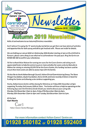 issue-40-halton-carers-centre-newsletter-autumn-2019-cover