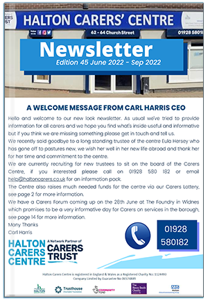 Issue-45-halton-carers-centre-newsletter-summer-2022