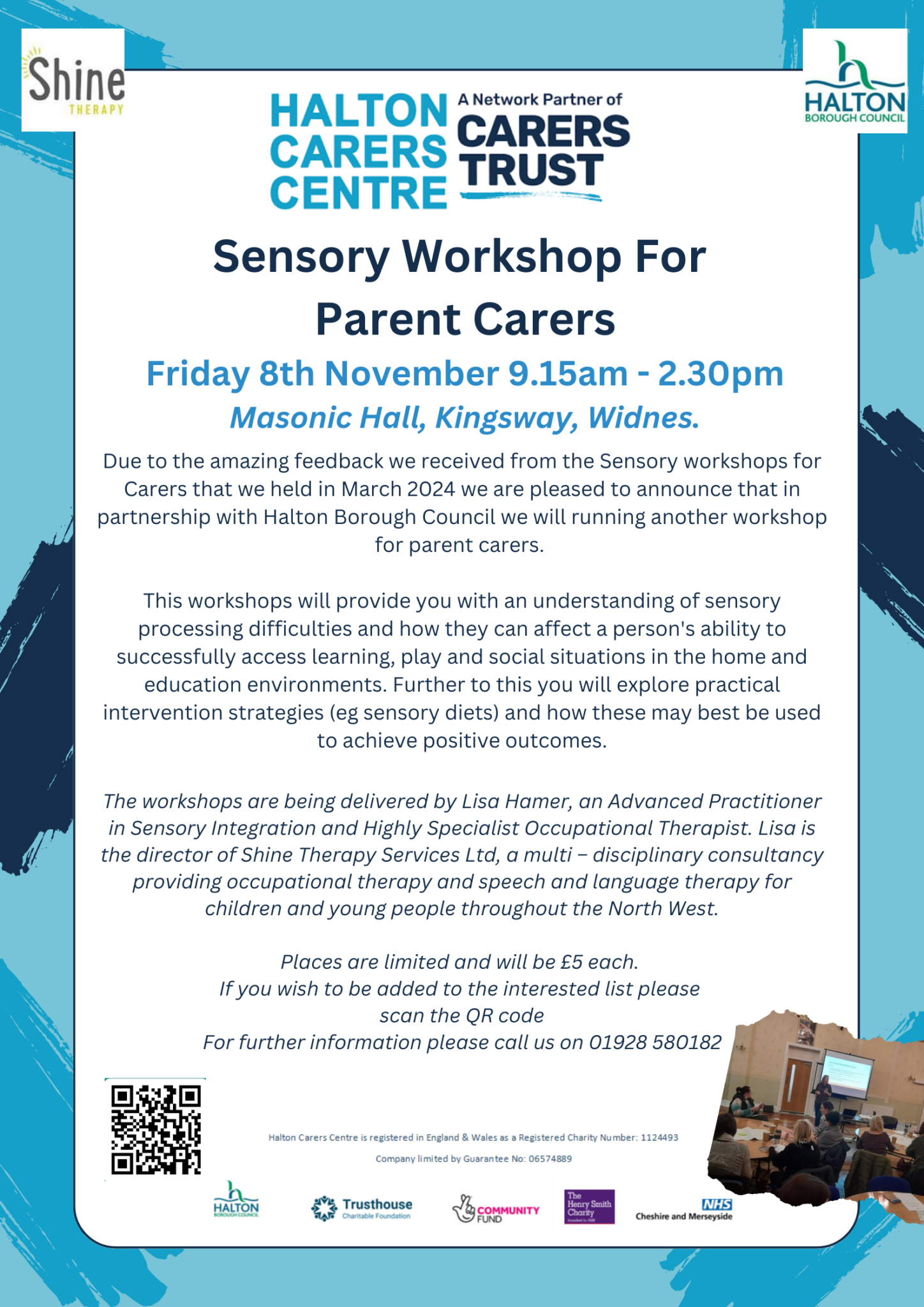 Sensory Parent Carer hosted by Shine Therapy Halton Carers